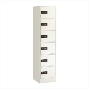 貴重品保管庫 ダイヤルナンバーロック LK-406W ホワイト 25-2258-00LK-406W【エーコー】(LK-406W