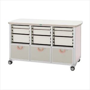 作業台 WT-1525B-1 ホンタイ：ピーチ キャビネット 6×4システム 25-2310-00W1500×D748×H86