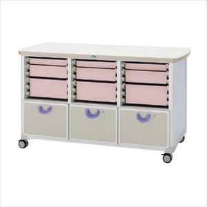 作業台 WT-1525B-1 ホンタイ：ブルー キャビネット 6×4システム 25-2310-01W1500×D748×H86