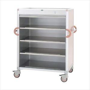 滅菌器材カート CP-AS03B ピーチ 搬送カート 25-2312-00ピーチ【サカセ化学工業】(CP-AS03B)(25-