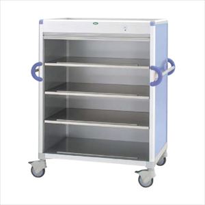 滅菌器材カート CP-AS03B ブルー 搬送カート 25-2312-01ブルー【サカセ化学工業】(CP-AS03B)(25-