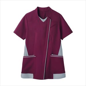 女性用ジャケット MJAL-1804-E9 ワイン ナースウェア 25-2425-03ワインL【サーヴォ】(MJAL-1804
