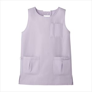 ショート丈多機能予防衣 S エプロン 予防衣 25-2428-00Sラベンダー【大阪通販】FALSE(25-2428-00-05)【1単位】