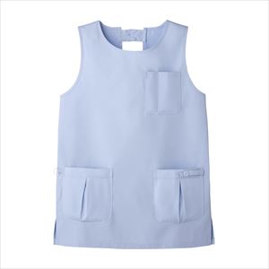 ショート丈多機能予防衣 M エプロン 予防衣 25-2428-01Mサックス【大阪通販】FALSE(25-2428-01-03)【1単位】