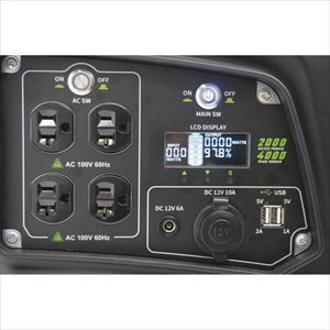 2．0KWポータブル蓄電池 MU2000WE 25-2519-00(MU2000WE)(25-2519-00)【1単位】(不明)