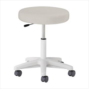 マツヨシ ナースチェア 背なし MY-N3245R 25-2566-01背なしクリームイエロー【マツヨシ】(MY-N3245R
