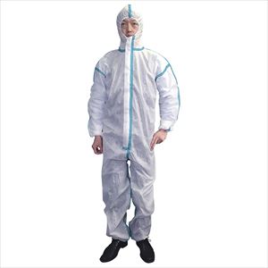 リーダー感染対策防護服 クラス6 979023 L 10マイイリ つなぎ服 25-2814-02L【日進医療器】(979023)