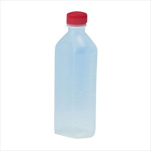 サンケミ 1型投薬瓶 10005 200CC 100ホン 投薬瓶 25-2826-04200cc赤【サンケミカル】(10005)