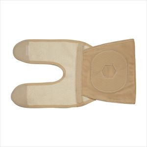 接骨院の先生のテーピングひざサポータ 45632002 MーL ベージュ 膝関節固定帯 25-2841-00M～L【セルヴァン】