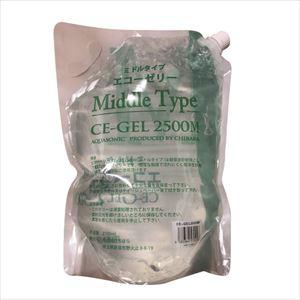 エコーゼリー ミドルタイプ CE-GEL2500M 2500MLX4 25-2881-04ミドルタイプ 2500ml【ちばら】