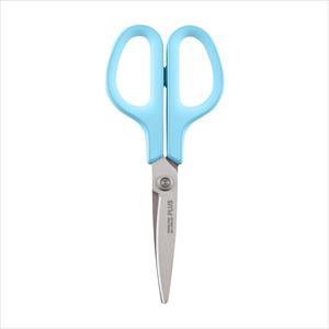 フィットカットカーブ 抗菌グリップ SC-175S-AB ブルー はさみ 事務用 25-2897-01ブルー【プラス】(S