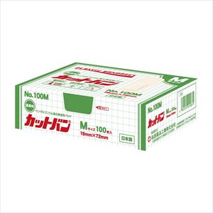 カットバン NO．100M 937-01087 100マイイリ 絆創膏 25-3109-01№100M【祐徳薬品工業】(937