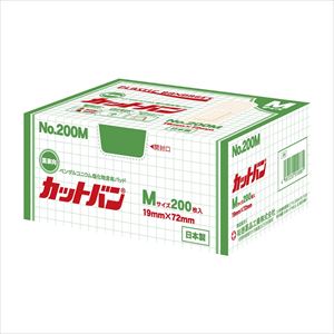 カットバン NO．200M 937-01088 200マイイリ 絆創膏 25-3109-02№200M【祐徳薬品工業】(937