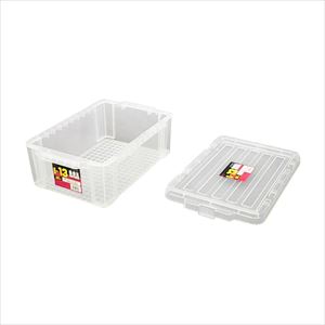 BOXコンテナ B-4．5 クリア コンテナー オリコン 25-3146-01クリア 4.5L【アイリスオーヤマ】(B-4.