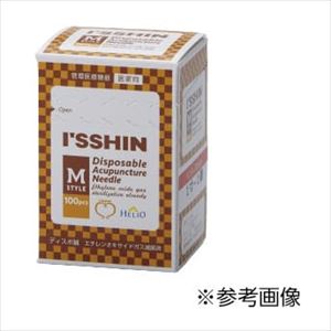 ディスポ鍼Mstyle 寸3-3番 JT1-2039 100ポン 鍼灸鍼 25-3157-08寸3-3番/青【いっしん】(JT