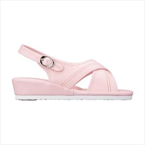 クロスタイプサンダル S 21．5-22．0CM ナースサンダル 25-3437-00Sサイズピンク(FR-404)(25-3