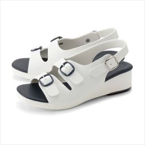2バックルサンダル KS-102 ネイビー ナースサンダル 25-3438-03ネイビーM【キクスイサンダル】(KS-102)