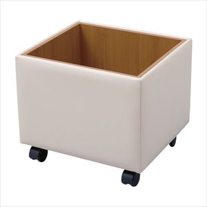 JNオムツ交換ベッド収納ボックス YE-17Z-WK 25-3499-01【山崎産業】(YE-17Z-WK)(25-3499-