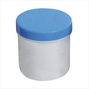 UG軟膏壷125ml（100g用）白/青【馬野化学容器】(3-56)(25-3659-00-02)【1単位】(馬野化学容器)[]