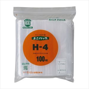 ユニパックH-4【セイニチ】(H-4)(25-3693-07)【1単位】(セイニチ)[]