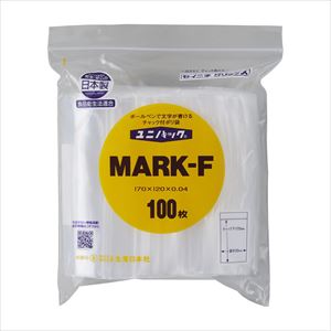 ユニパック マーク（チャック付）F【セイニチ】(F)(25-3694-05)【1単位】(セイニチ)[]