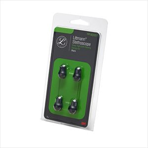 イアーチップ 大1個＋小1個 黒 40001 ブラック 1クミ 聴診器部品 25-3862-00ブラック【スリーエムジャパン】(